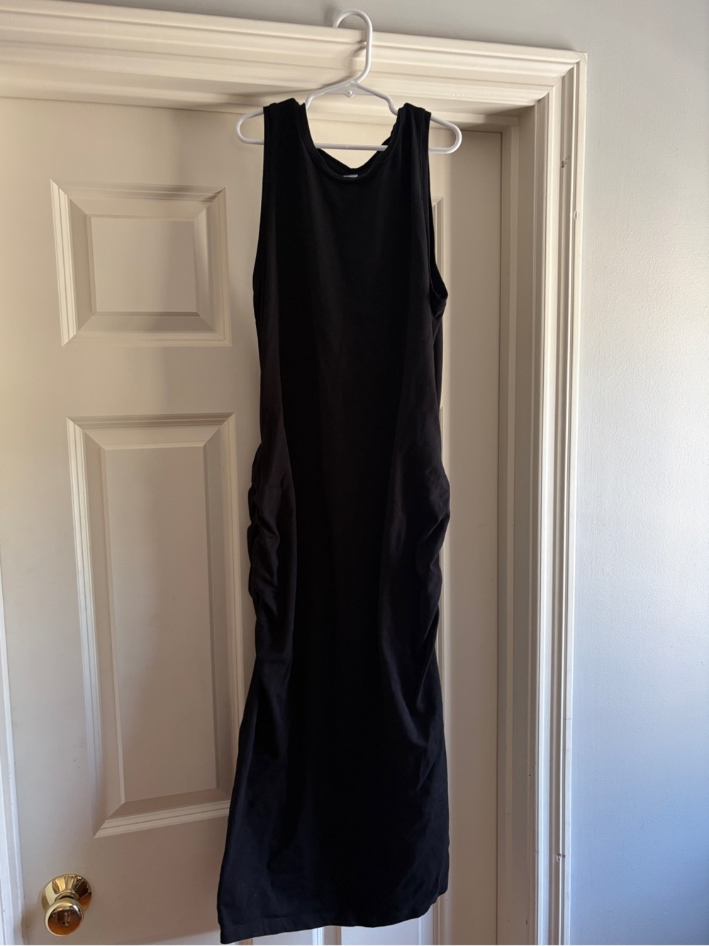 Old Navy Maternity Black Sleeveless Midi Dress